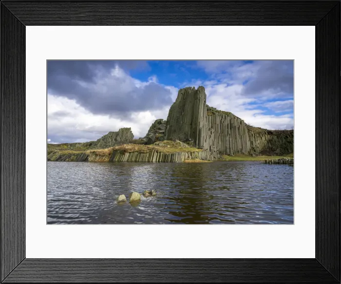 Framed Print : Panska skala (Mansion Rock), also known as Varhany (Organ), Kamenicky Senov, Liberec Region, Czech Republic