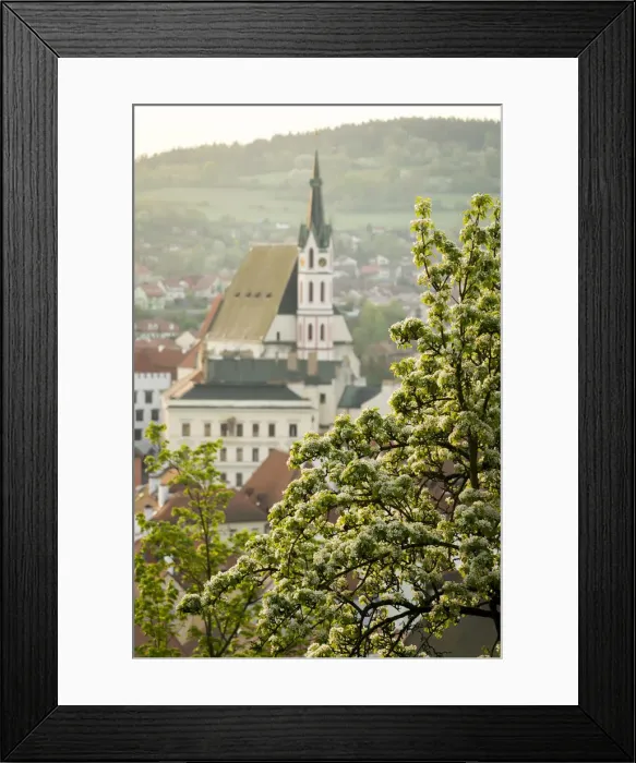 Framed Print : St. Vitus Church in spring, Cesky Krumlov, South Bohemian Region, Czech Republic Framed Print : St. Vitus Church in spring, Cesky Krumlov, South Bohemian Region, Czech Republic
