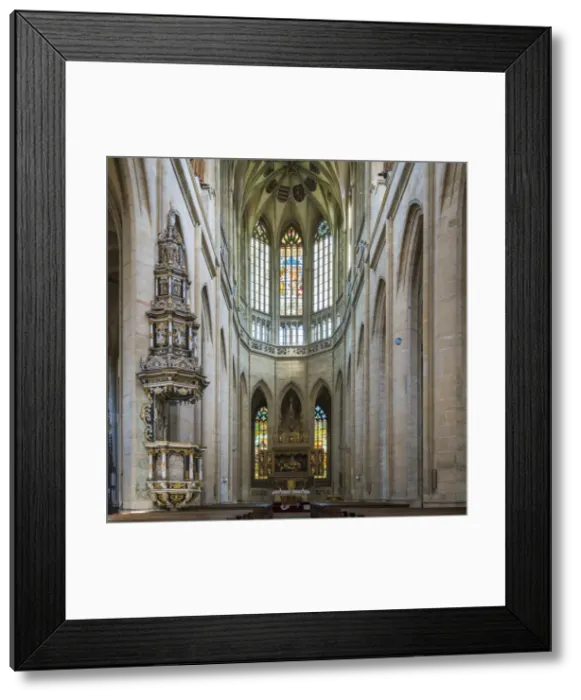 Framed Print : Interior of St. Barbara's Cathedral, UNESCO, Kutna Hora, Central Bohemian Region, Czech Republic