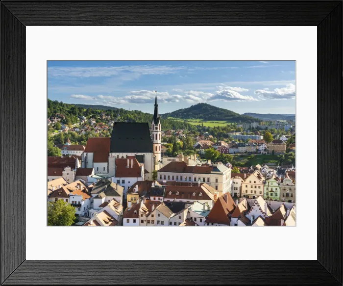 Framed Print : St. Vitus Church in Cesky Krumlov, South Bohemian Region, Czech Republic Framed Print : St. Vitus Church in Cesky Krumlov, South Bohemian Region, Czech Republic