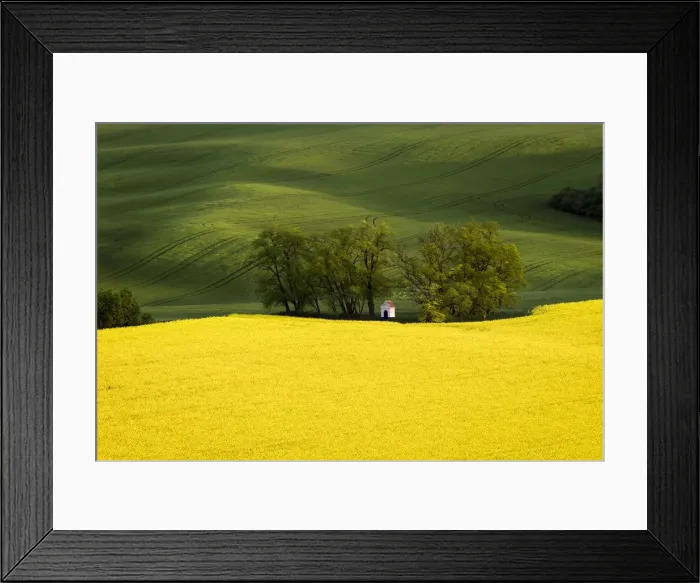 Framed Print : Saint Barbora Chapel at sunrise, Strazovice, Hodonin District, South Moravian Region, Moravia, Czech Republic Framed Print : Saint Barbora Chapel at sunrise, Strazovice, Hodonin District, South Moravian Region, Moravia, Czech Republic
