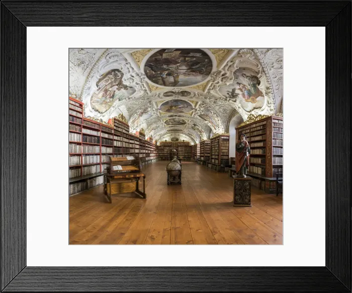 Framed Print : Theological hall of Strahov library in Strahov Monastery, Prague, Bohemia, Czech Republic Framed Print : Theological hall of Strahov library in Strahov Monastery, Prague, Bohemia, Czech Republic