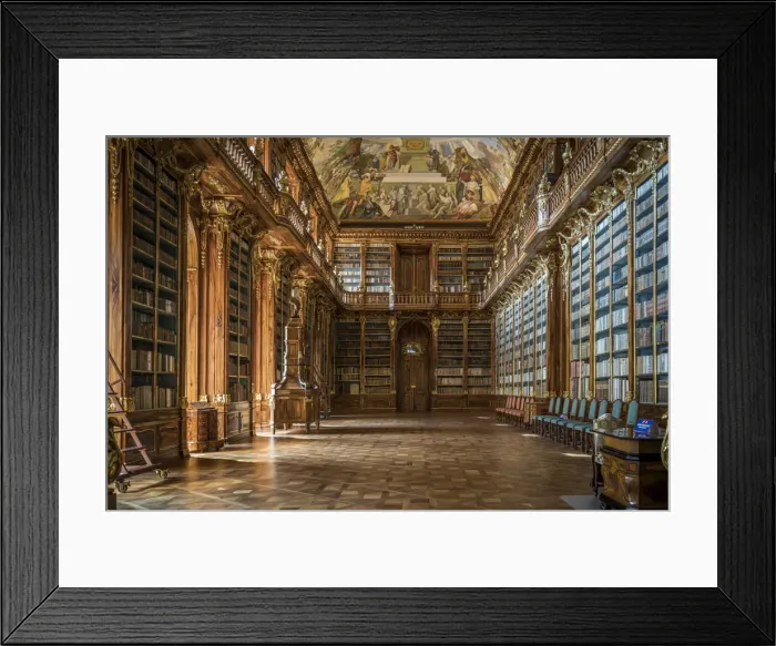 Framed Print : Philosophical hall of Strahov library in Strahov Monastery, Prague, Bohemia Framed Print : Philosophical hall of Strahov library in Strahov Monastery, Prague, Bohemia