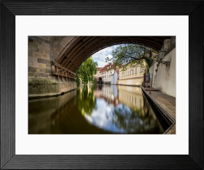 Framed Print : Devils Canal (Certovka) under Charles Bridge, Prague, Bohemia, Czech Republic Framed Print : Devils Canal (Certovka) under Charles Bridge, Prague, Bohemia, Czech Republic