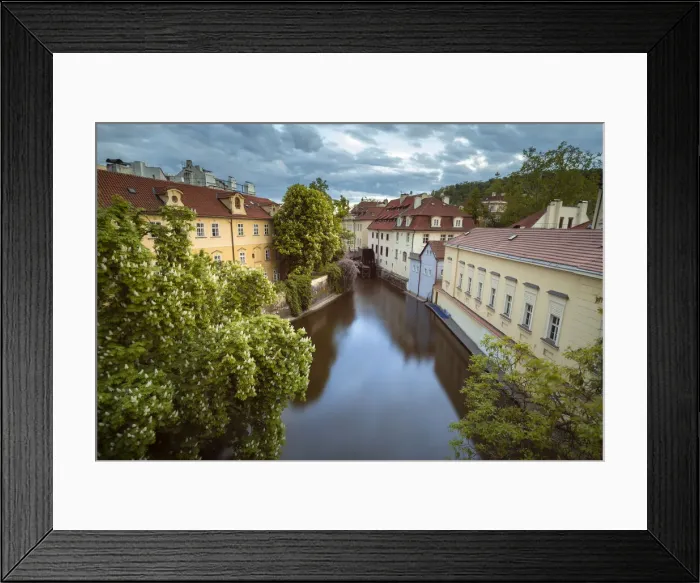 Framed Print : Devils Canal on Kampa Island during springtime, Prague, Bohemia, Czech Republic Framed Print : Devils Canal on Kampa Island during springtime, Prague, Bohemia, Czech Republic