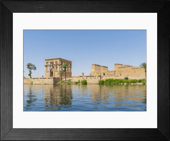 Framed Print : Temple of Philae on an island in Lake Nasser, Nile River, Aswan, Egypt, Africa Framed Print : Temple of Philae on an island in Lake Nasser, Nile River, Aswan, Egypt, Africa