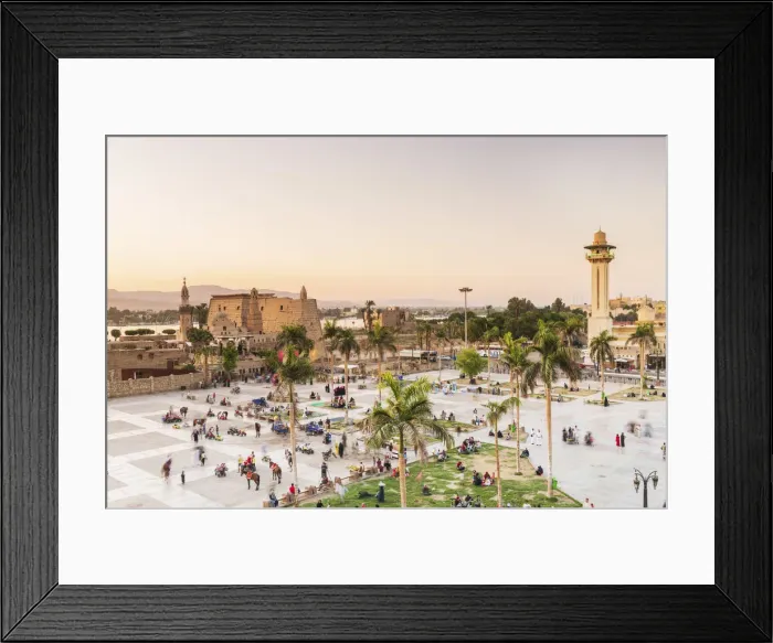 Framed Print : Abou Al Hagag Square, Luxor, Nile river, Egypt, Africa Framed Print : Abou Al Hagag Square, Luxor, Nile river, Egypt, Africa
