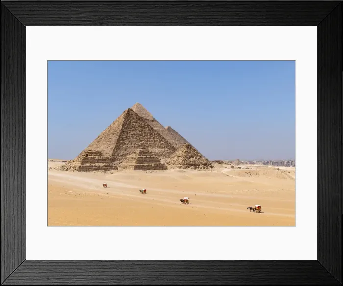 Framed Print : Horse and carridge at the Pyramids of Giza, Giza, Cairo, Egypt Framed Print : Horse and carridge at the Pyramids of Giza, Giza, Cairo, Egypt