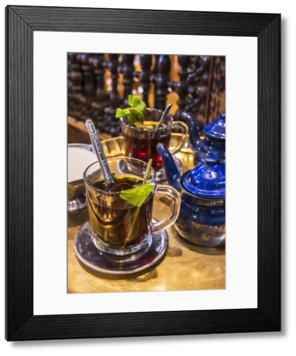 Framed Print : Mint tea, Khan el-Khalili souk, Cairo, Egypt Framed Print : Mint tea, Khan el-Khalili souk, Cairo, Egypt