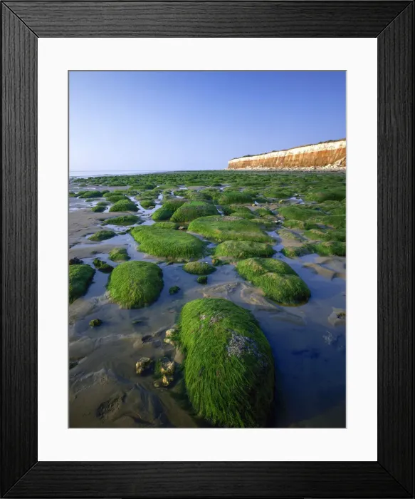 Framed Print : Coastline at Hunstanton, Norfolk, England Framed Print : Coastline at Hunstanton, Norfolk, England
