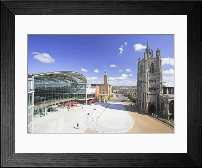 Framed Print : The Forum, Norwich, Norfolk, England Framed Print : The Forum, Norwich, Norfolk, England