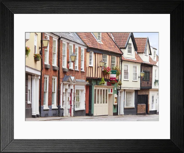 Framed Print : Princess Street, Norwich, Norfolk, England