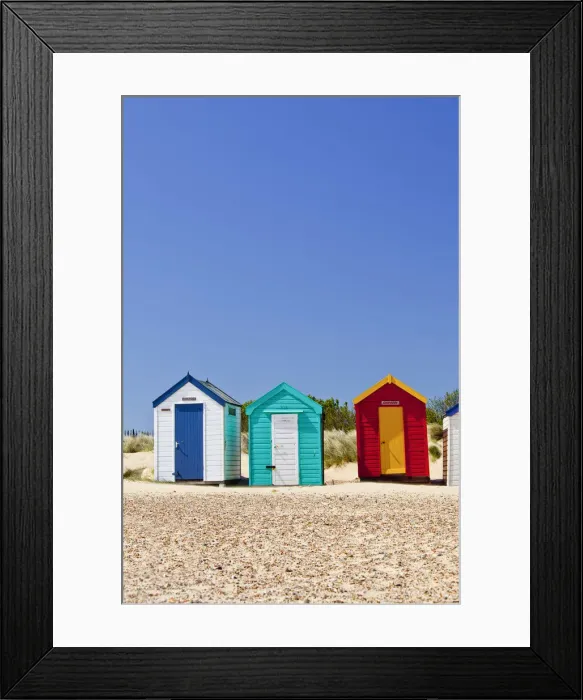Framed Print : Colourful Beach Huts, Southwold, Suffolk, England Framed Print : Colourful Beach Huts, Southwold, Suffolk, England