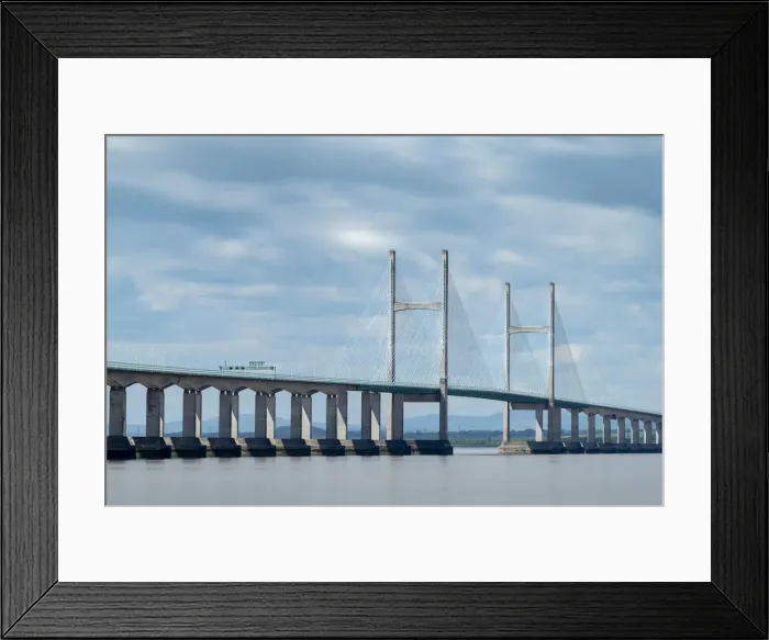 Framed Print : The Prince of Wales Bridge over the River Severn, England Framed Print : The Prince of Wales Bridge over the River Severn, England