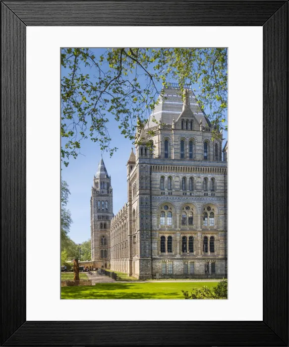 Framed Print : United Kingdom, England, London, South Kensington. The facade of the Natural History Framed Print : United Kingdom, England, London, South Kensington. The facade of the Natural History