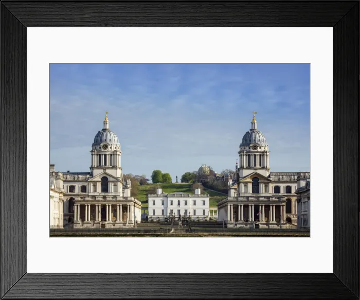 Framed Print : United Kingdom, England, London, Greenwich. View of Greenwich Park
