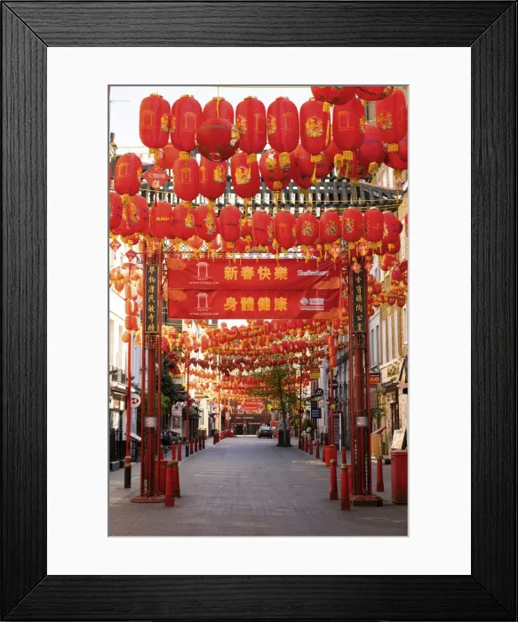 Framed Print : China Town, London, England
