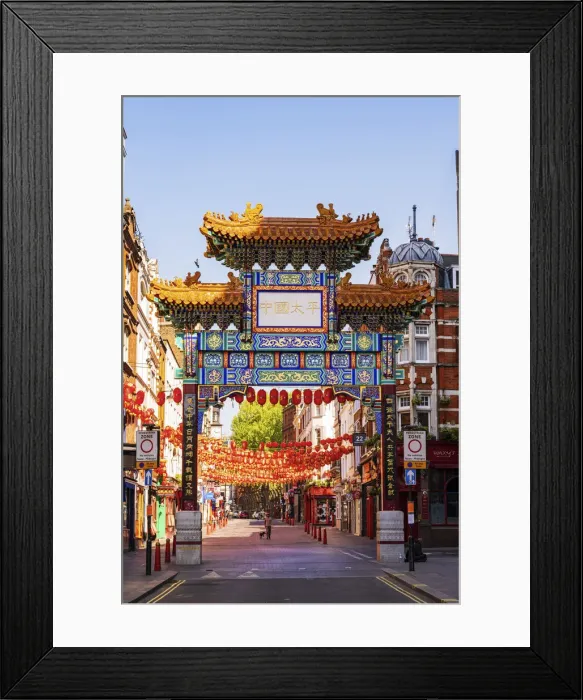 Framed Print : China Town, London, England