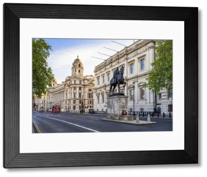 Framed Print : George duke of Cambridge statue, Whitehall, London, England, UK Framed Print : George duke of Cambridge statue, Whitehall, London, England, UK