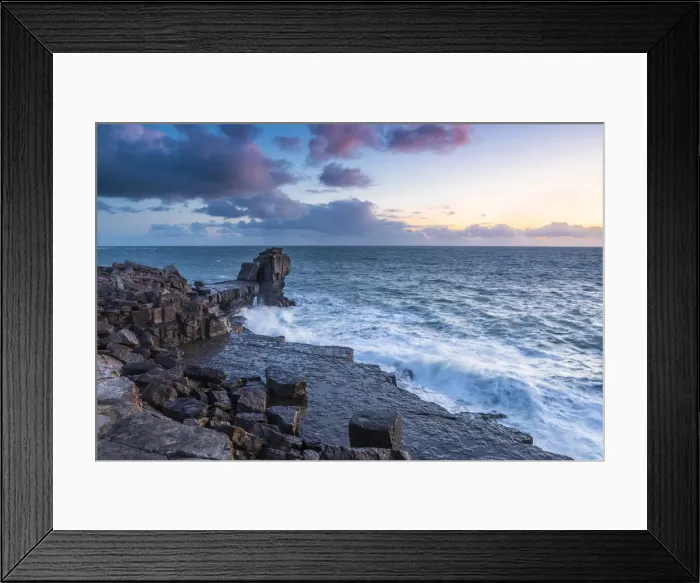 Framed Print : Portland Bill at sunset, Dorset, England, UK Framed Print : Portland Bill at sunset, Dorset, England, UK