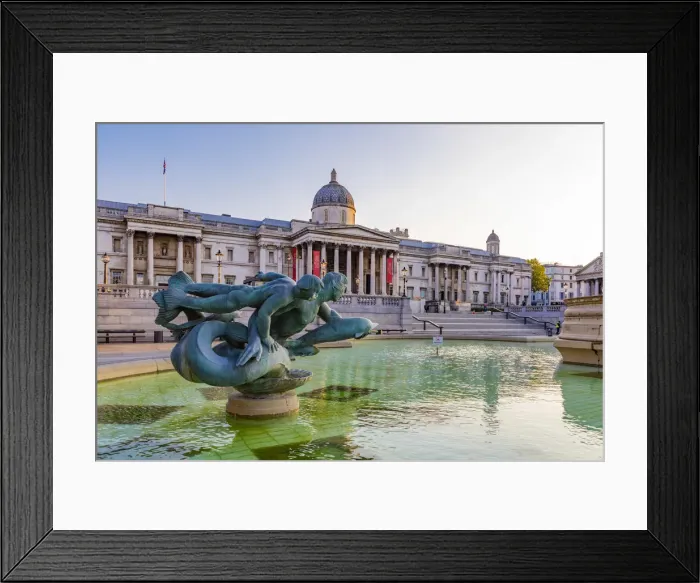 Framed Print : The National Gallery in Trafalgar Square, City of Westminster, London, England, UK Framed Print : The National Gallery in Trafalgar Square, City of Westminster, London, England, UK