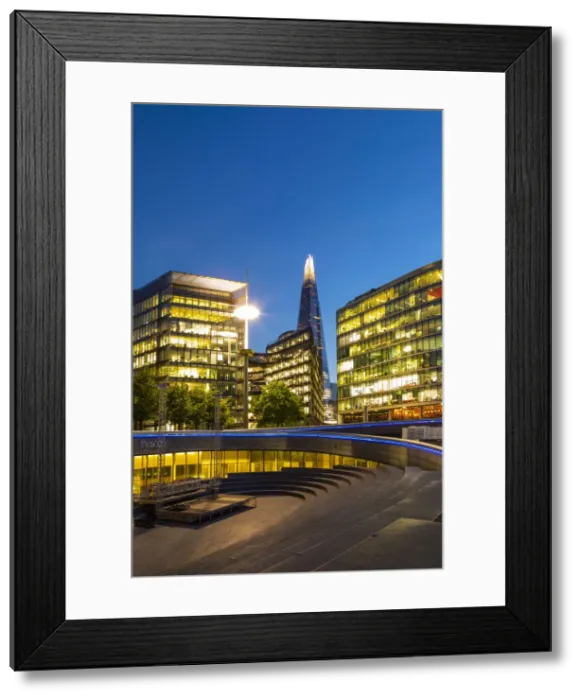 Framed Print : View of The Shard at night, Southwark, London, England, UK Framed Print : View of The Shard at night, Southwark, London, England, UK