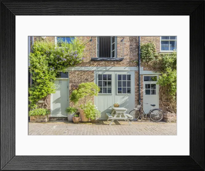 Framed Print : Mews, Notting Hill, London, England, UK Framed Print : Mews, Notting Hill, London, England, UK