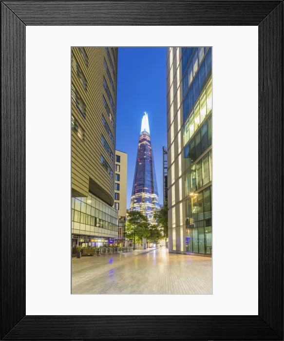 Framed Print : The Shard at night, London, England, UK