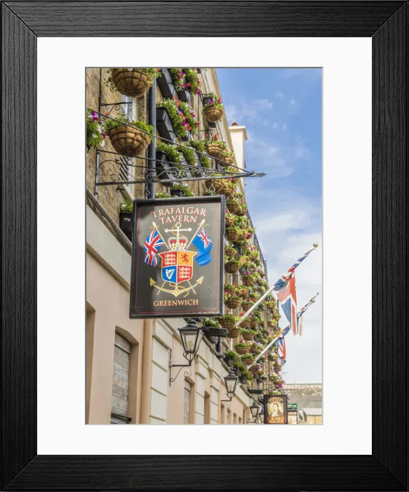 Framed Print : Trafalgar Tavern, Greenwich, London, England Framed Print : Trafalgar Tavern, Greenwich, London, England
