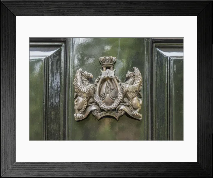 Framed Print : Door Knocker, Annabels Club, Mayfair, London, England, Uk Framed Print : Door Knocker, Annabels Club, Mayfair, London, England, Uk