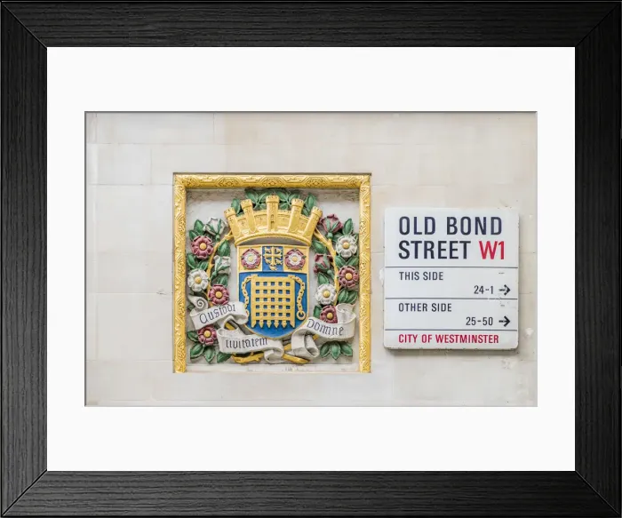 Framed Print : Old Bond Street, Mayfair, London, England, Uk Framed Print : Old Bond Street, Mayfair, London, England, Uk