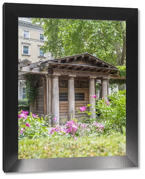 September 11 Memorial Garden, Grosvenor Square, London, England, Uk