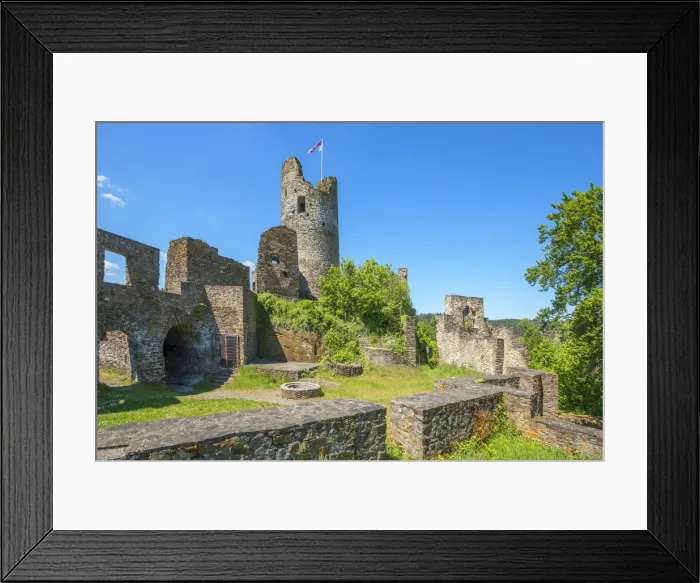 Framed Print : Winneburg castle near Cochem, Mosel valley, Eifel, Rhineland-Palatinate, Germany Framed Print : Winneburg castle near Cochem, Mosel valley, Eifel, Rhineland-Palatinate, Germany