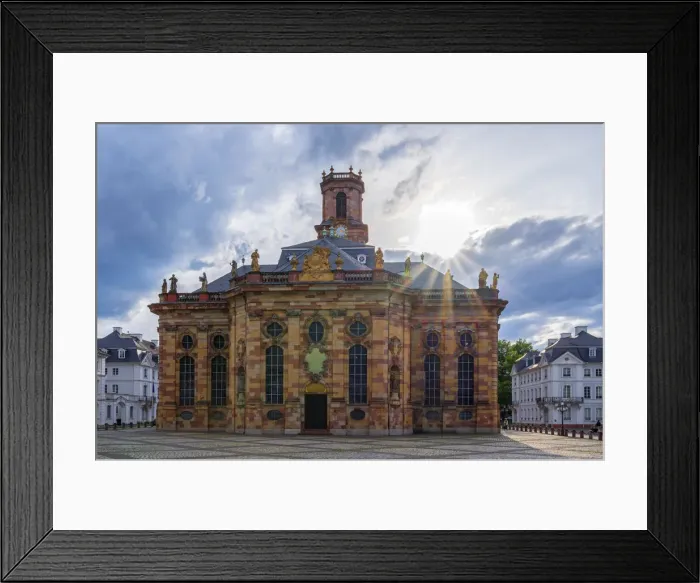Framed Print : Ludwigs church, Saarbrucken, Saarland, Germany Framed Print : Ludwigs church, Saarbrucken, Saarland, Germany