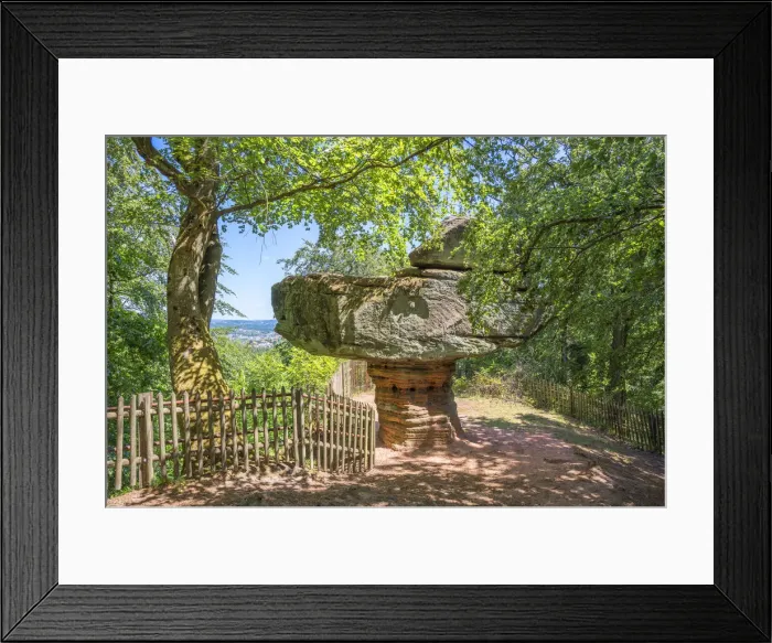 Framed Print : Rock Great Boot, St. Ingbert, Saarland, Germany Framed Print : Rock Great Boot, St. Ingbert, Saarland, Germany