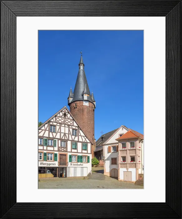 Framed Print : Historical market of Ottweiler, Saarland, Germany Framed Print : Historical market of Ottweiler, Saarland, Germany