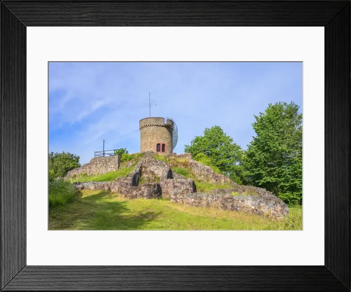 Framed Print : Liebenburg castle, Namborn, Saarland, Germany Framed Print : Liebenburg castle, Namborn, Saarland, Germany