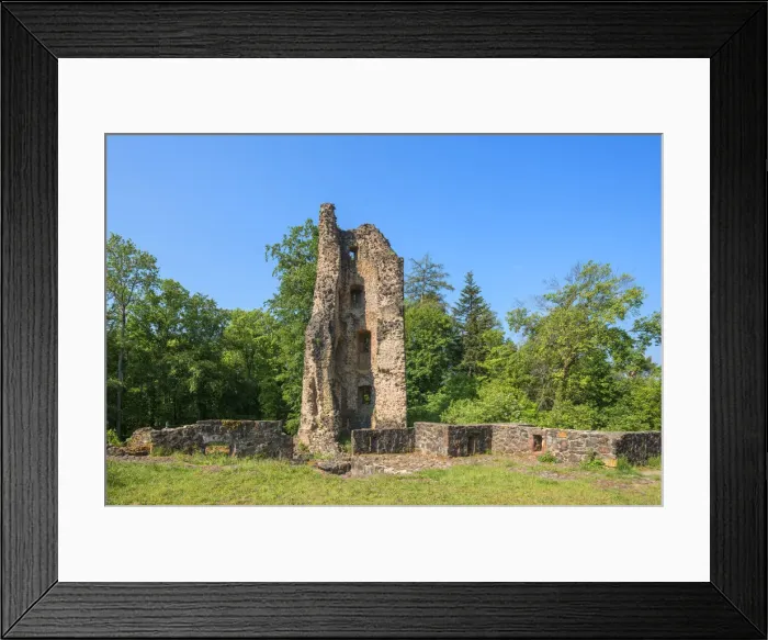 Framed Print : Dagstuhl castle ruin at Wadern, Saarland, Germany Framed Print : Dagstuhl castle ruin at Wadern, Saarland, Germany