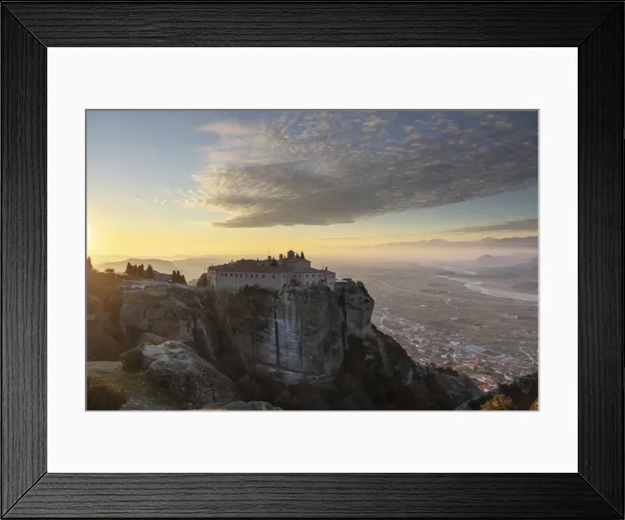 Framed Print : Monastery of St. Stephen, Meteora, Thessaly, Greece Framed Print : Monastery of St. Stephen, Meteora, Thessaly, Greece