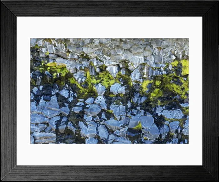 Framed Print : Basalt columns of the Studlagil canyon, Iceland