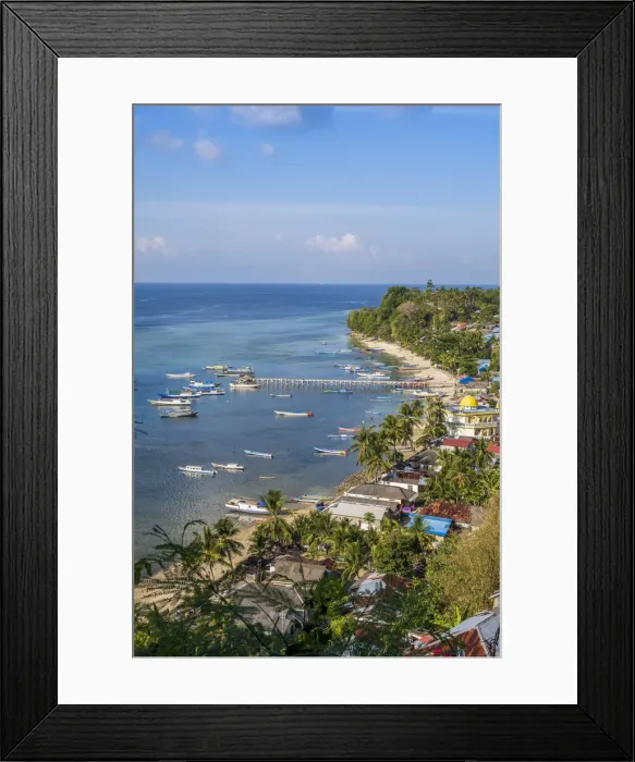 Framed Print : Asia, Indonesia, Spice Islands, Maluku, Banda, Banda Besar island Framed Print : Asia, Indonesia, Spice Islands, Maluku, Banda, Banda Besar island