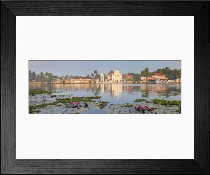 Framed Print : India, Kerala, Alappuzha (Alleppey), Alappuzha (Alleppey) backwaters, St Framed Print : India, Kerala, Alappuzha (Alleppey), Alappuzha (Alleppey) backwaters, St