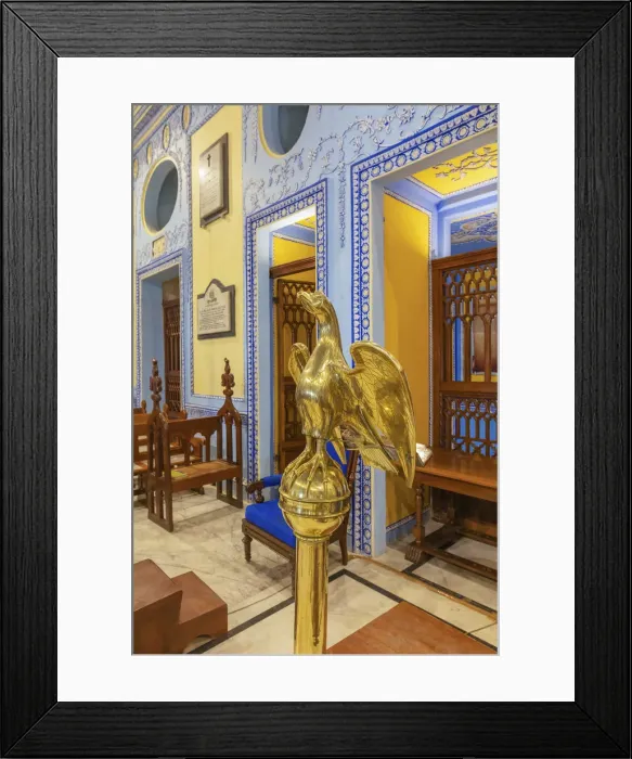 Framed Print : Church hall, Constantia building interior, 1802, La Martiniere College, Lucknow Framed Print : Church hall, Constantia building interior, 1802, La Martiniere College, Lucknow
