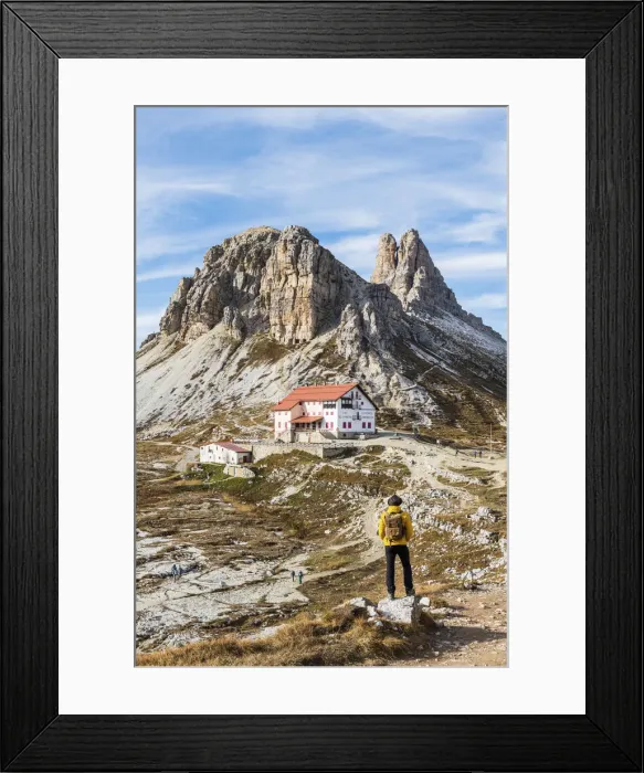 Framed Print : Tre Cime di Lavaredo Dolomites, South Tyrol, Bolzano, Italy, Europe
