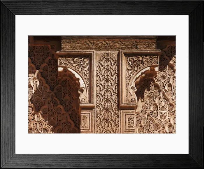 Framed Print : Africa, Maghreb, Morocco, Marrakesh, Medina, Medersa Ben Youssef Madrasa Framed Print : Africa, Maghreb, Morocco, Marrakesh, Medina, Medersa Ben Youssef Madrasa