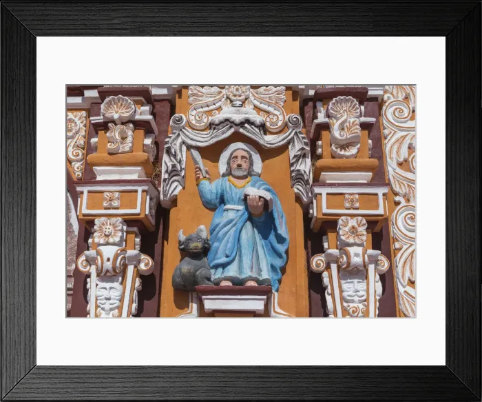 Framed Print : San Pedro church, 18th century, Tecomatlan, Puebla, Mexico Framed Print : San Pedro church, 18th century, Tecomatlan, Puebla, Mexico