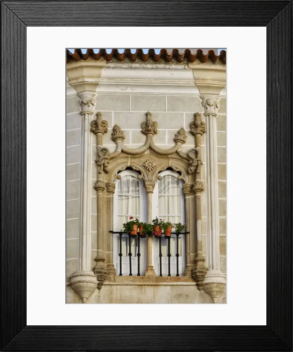 Framed Print : A manueline style window (16th century) in the house of Garcia de Resende Framed Print : A manueline style window (16th century) in the house of Garcia de Resende
