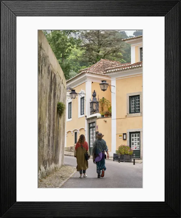 Framed Print : Old town of Sintra. A Unesco World Heritage Site. Portugal Framed Print : Old town of Sintra. A Unesco World Heritage Site. Portugal