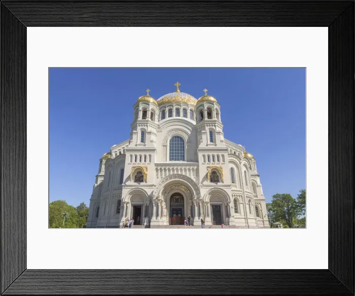Framed Print : St. Nicholas Naval Cathedral, 1913, Kronstadt, Saint Petersburg, Russia Framed Print : St. Nicholas Naval Cathedral, 1913, Kronstadt, Saint Petersburg, Russia
