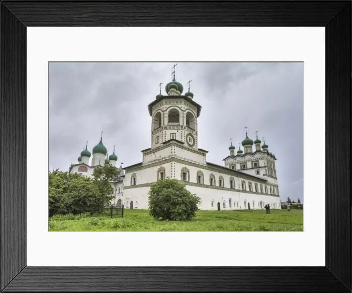 Framed Print : Vyazhishchsky Monastery, 17th century, Veliky Novgorod, Russia